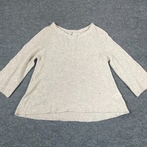 Vineyard Vines Sweater Womens XXS Gray Cashmere Wool Blend Lightweight Oversized